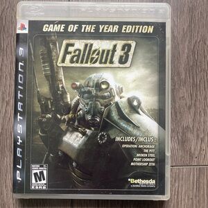 Fallout 3 Game of the Year Edition for PlayStation 3 all DLC on Disc I checked